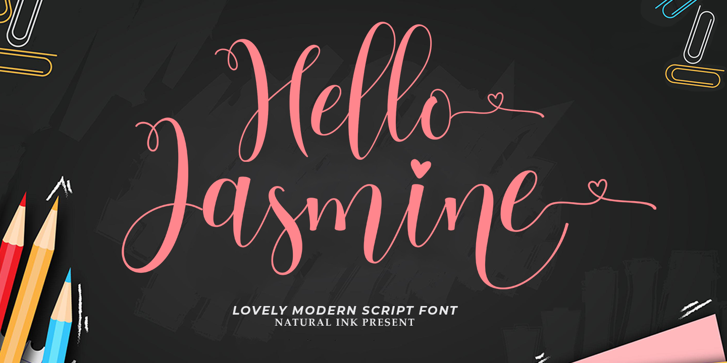 Шрифт Hello Jasmine